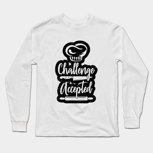 Challenge Accepted Long Sleeve T-Shirt by SpiceIsland Merch